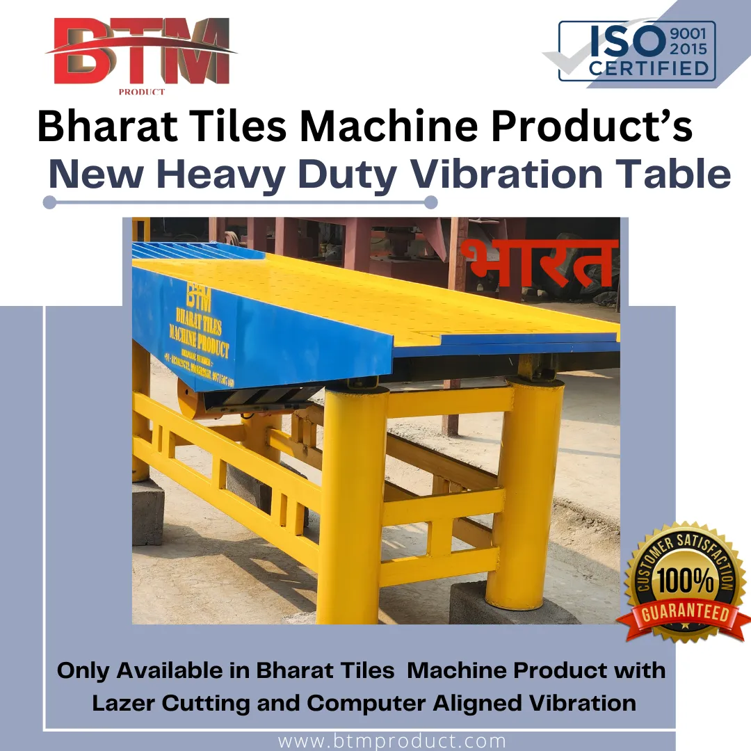 New Heavy Duty Vibration Table with Lazer Cutting and Computer Align Vibration